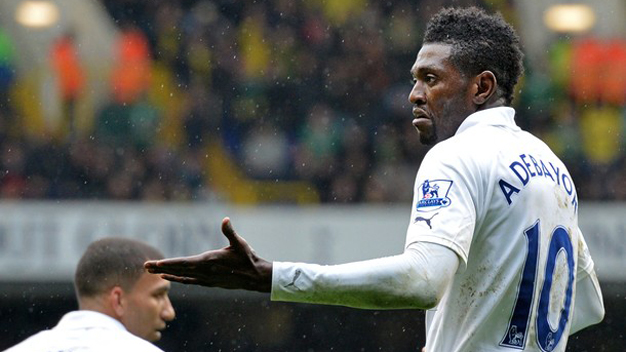 Lokomotiv muốn cướp Adebayor, Tottenham quyết săn Hulk