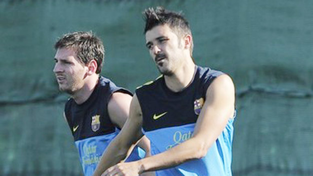 Tin vui cho Barca: Leo Messi và David Villa sắp trở lại Tin vui cho Barca: Leo Messi và David Villa sắp trở lại
