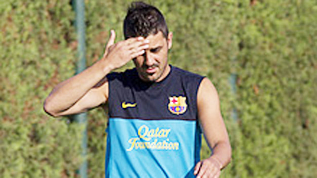 Barca phải đợi David Villa thêm 1 tháng rưỡi