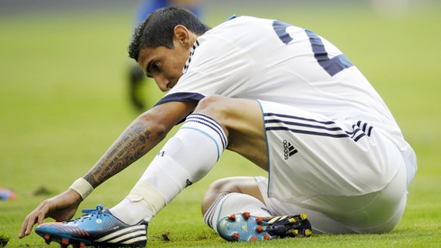 Real lo sốt vó vì chấn thương của Di Maria và Arbeloa Real lo sốt vó vì chấn thương của Di Maria và Arbeloa