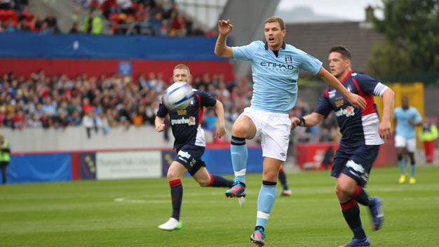 Limerick 0-4 M.C: Cú đúp và cú hích của Dzeko