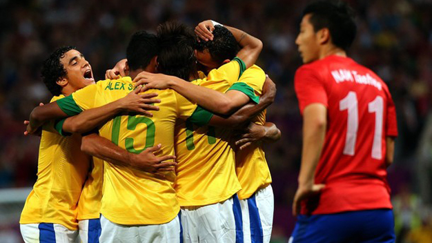 Bóng đá - O.Brazil 3-0 O.Hàn Quốc: Damiao đưa Selecao vào CK