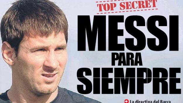 NÓNG: Messi sắp ký hợp đồng trọn đời với Barca