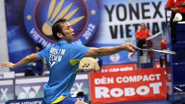 Tiến Minh vô địch giải cầu lông Yonex Sunrise - Việt Nam mở rộng 2012