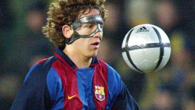 Chiến binh Puyol sẽ đeo mặt nạ để quyết đấu với Real