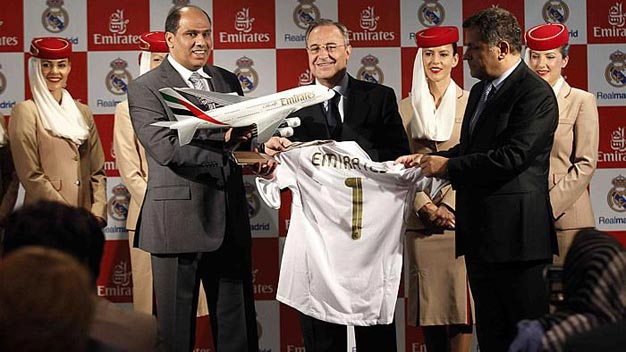 Real ký hợp đồng khủng với nhà tài trợ Fly Emirates