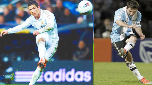 Đến tài đá phạt Messi cũng đang vượt Ronaldo Đến tài đá phạt Messi cũng đang vượt Ronaldo