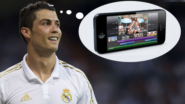 Ronaldo hết buồn! Cảm ơn… iPhone5