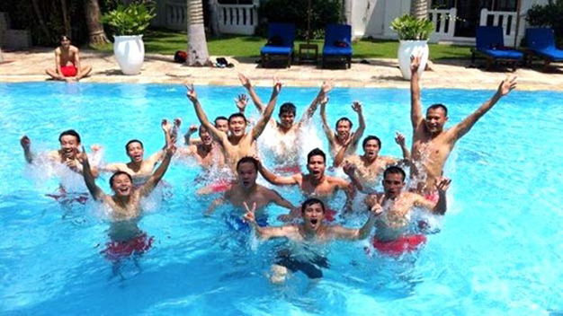 ĐTVN tại Surabaya (Indonesia ): Hồ hởi luyện tập