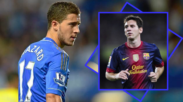 Eden Hazard đủ sức thay thế Lionel Messi  ở Barca