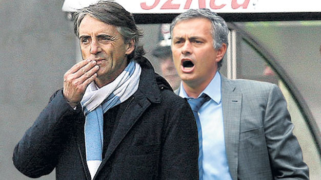 Mancini không muốn bị xếp sau Mourinho