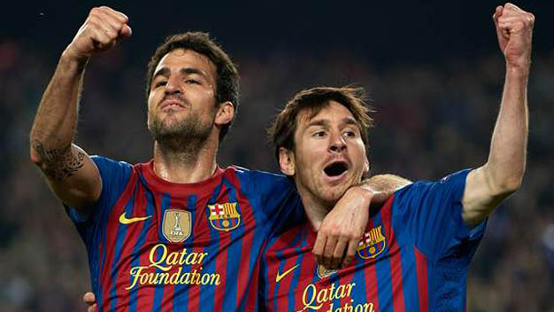 Mất suất vì.... Messi, Fabregas vẫn vui làm dự bị Mất suất vì.... Messi, Fabregas vẫn vui làm dự bị