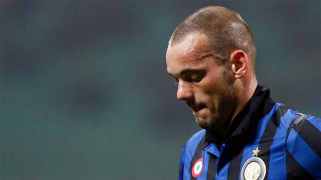 Inter đón tin xấu: Sneijder nghỉ đấu 1 tháng