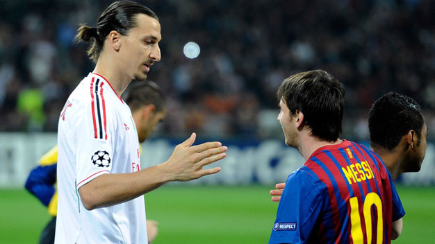 Ibra không muốn Quả bóng vàng lại về tay Messi Ibra không muốn Quả bóng vàng lại về tay Messi
