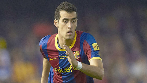 Tiền vệ Busquets của Barca bị treo giò 2 trận Tiền vệ Busquets của Barca bị treo giò 2 trận