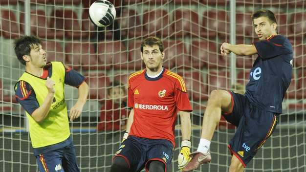 Casillas & Villa tìm vui tại La Roja