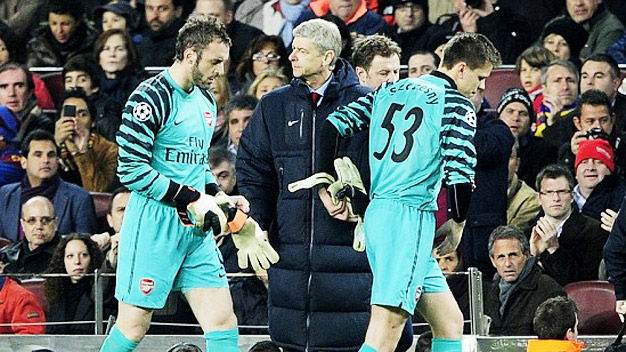 Arsenal khủng hoảng thủ môn: Khi Arsenal khủng hoảng thủ môn: Khi