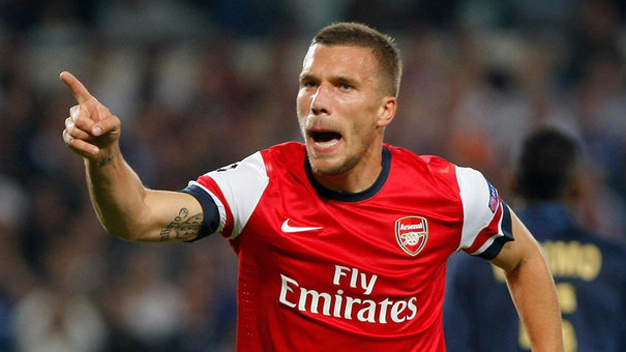 Podolski muốn giúp Arsenal kết thúc 7 năm không VĐ