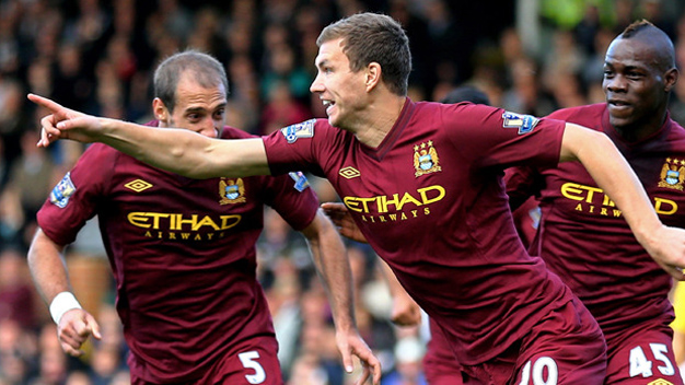 West Brom 1-2 Man City: Siêu dự bị Dzeko cứu Man City