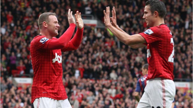 Van Persie vui vì được đá cặp cùng Rooney