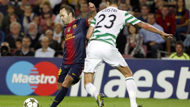 Barcelona 2-1 Celtic: 