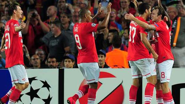 Spartak Moscow 2-1 Benfica: Jardel Spartak Moscow 2-1 Benfica: Jardel