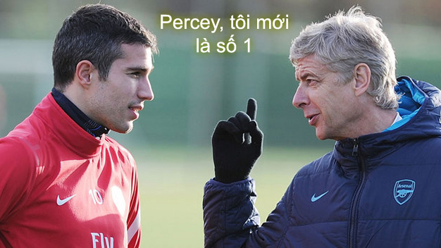 Tiết lộ: Muốn v.Persie ở lại, Wenger phải mua người theo ý anh