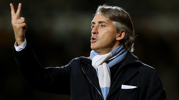 Mancini không hài lòng với các tiền đạo của Man City