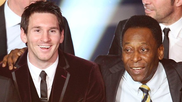 Messi qua mặt Pele để thành Messi qua mặt Pele để thành