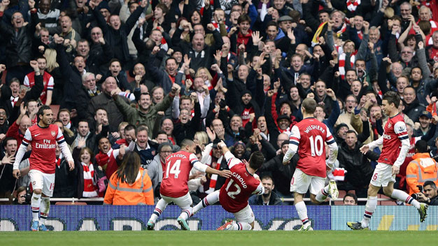 Arsenal 5-2 Tottenham: 