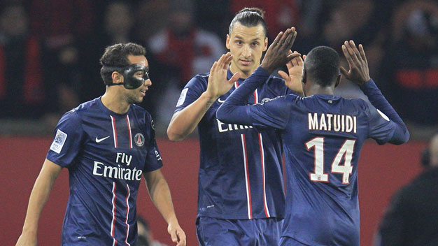 Vòng 14 Ligue 1 2012/13: PSG tái chiếm ngôi đầu nhờ Ibra