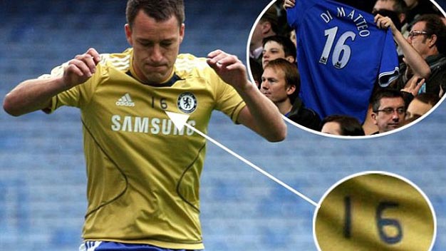 Terry có ý gì khi mặc số áo quen thuộc của Di Matteo? Terry có ý gì khi mặc số áo quen thuộc của Di Matteo?