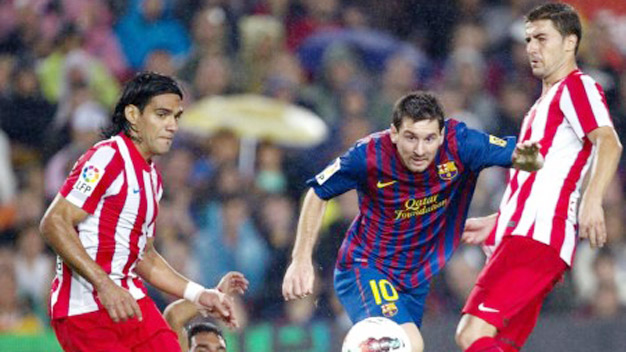 Không Messi và Falcao, Barca & Atletico đang ở đâu?