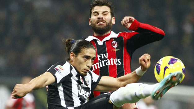 Không được tin dùng, Caceres muốn rời Juve