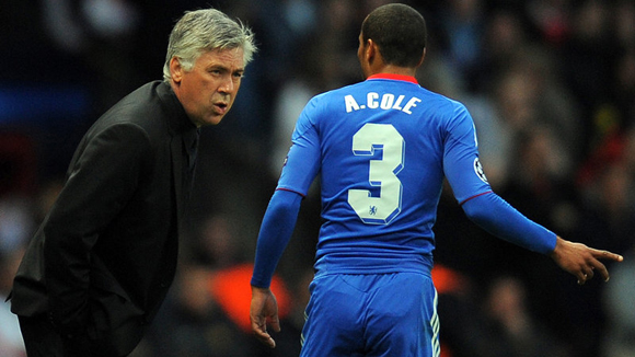 Ancelotti muốn Ashley Cole đến Real trước mình