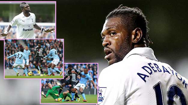 24h trước trận Tottenham vs M.C: Adebayor tuyên chiến