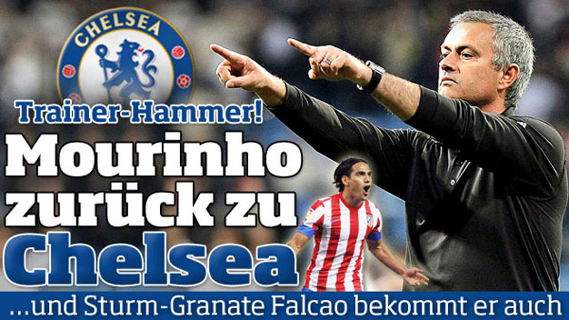 Mourinho chắc chắn trở lại Chelsea, cùng với Falcao