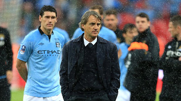 M.C lỡ hẹn FA Cup, Mancini vẫn tự tin sẽ giữ ghế