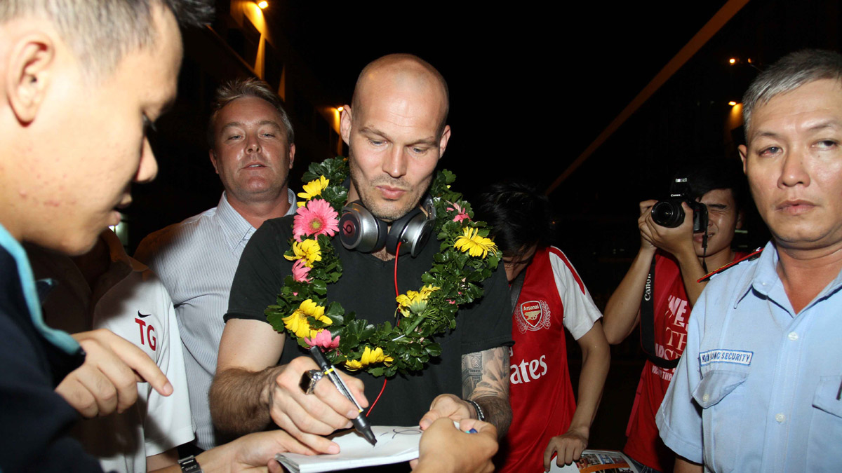 Fredrik Ljungberg đã đến Việt Nam