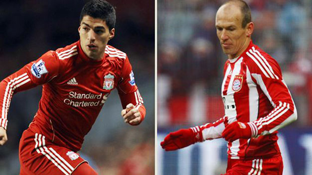 Liverpool: Sai lầm nếu đổi Suarez lấy Robben cộng thêm tiền