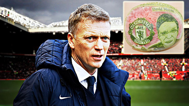 Hình tân HLV Moyes của M.U xuất hiện trên... quả dưa hấu