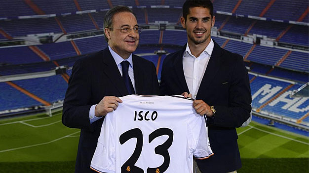 Isco ra mắt và khoác áo số 23 ở Real