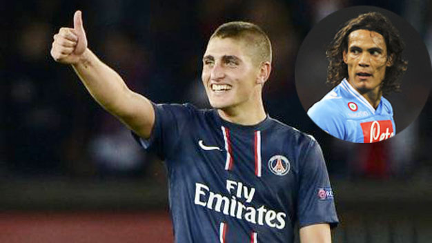 Napoli muốn PSG các thêm Verratti