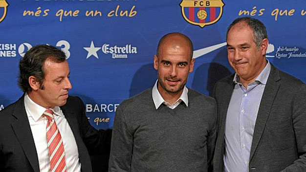 Rosell tố cáo Guardiola nói dối