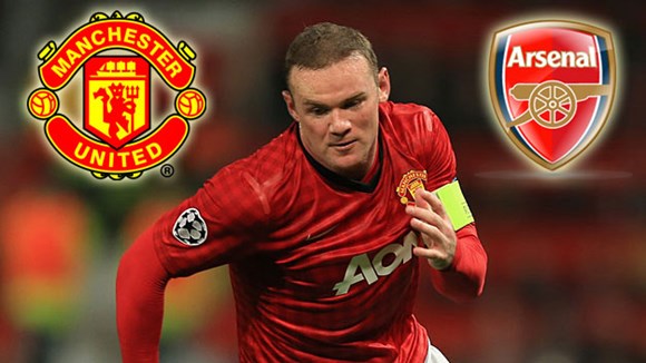 Arsenal sẵn sàng trả Rooney 250.000 bảng/tuần