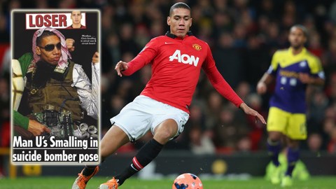 Smalling ân hận vì hóa trang thành khủng bố