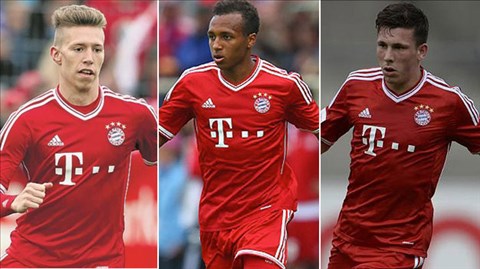 3 tài năng trẻ Bayern hứa hẹn sẽ có bước đột phá trong năm 2014