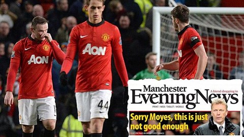 Tin giờ chót ngày 10/2: Báo thân Manchester không tiếc lời chê bai Moyes Tin giờ chót ngày 10/2: Báo thân Manchester không tiếc lời chê bai Moyes