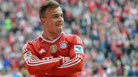 Shaqiri lỡ trận lượt đi Bayern gặp Arsenal