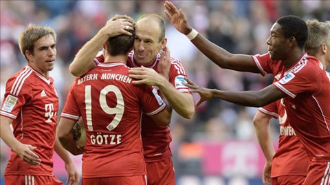 Robben ca ngợi Bayern sau màn “vùi dập” Schalke 04 Robben ca ngợi Bayern sau màn “vùi dập” Schalke 04